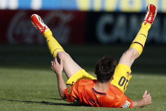 Messi heeft opnieuw last van rechterdijbeen
