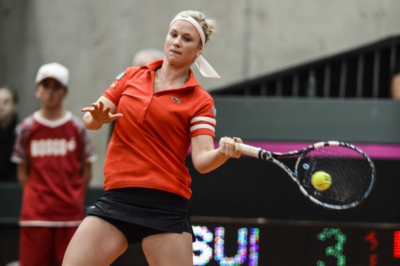 Topreekshoofd Ysaline Bonaventure is beste in ITF Bastad