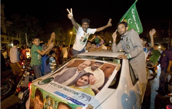 Sharif eist overwinning op in Pakistan