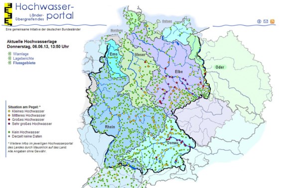 wateroverlast duitsland kaart Duitse overstromingen in kaart gebracht   De Standaard