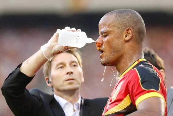 Toen de groggy-fase voorbij was, stond het voor Vincent Kompany vast dat hij weer het veld op zou gaan.