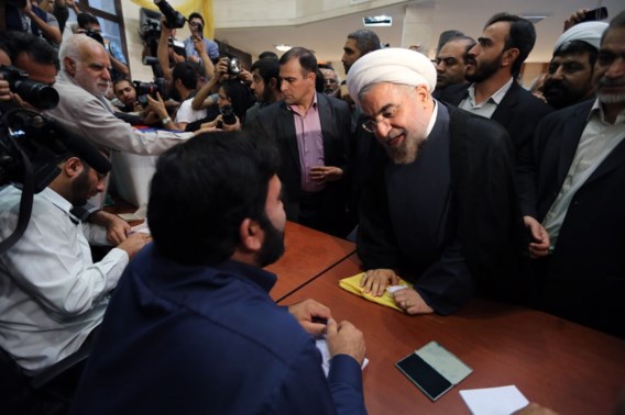Hassan Rohani verkozen tot nieuwe president Iran
