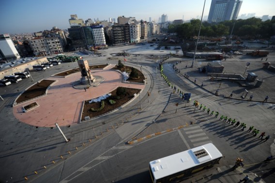Protestkamp Gezipark wordt opgeruimd