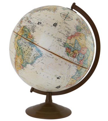 De Atlantische Oceaan duwt Amerika enerzijds en Europa en Afrika anderzijds van elkaar weg.