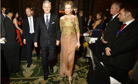 Filip en Mathilde op handelsmissie in Thailand, in maart van dit jaar. Als ze een buitenlandse reis ondernemen, zijn de camera’s steevast gericht op de prinses.