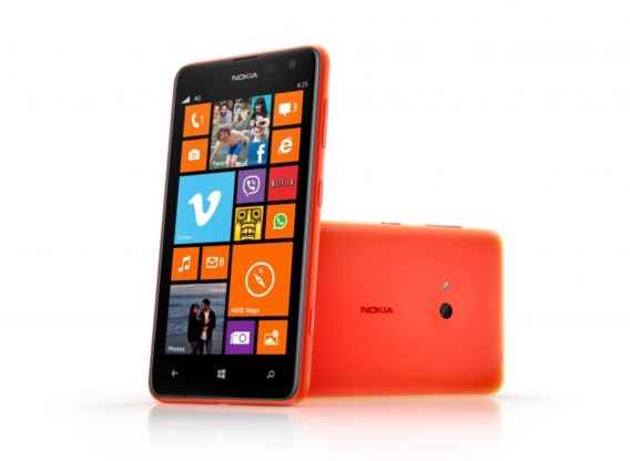 Nokia lanceert goedkope 4G-smartphone Lumia 625