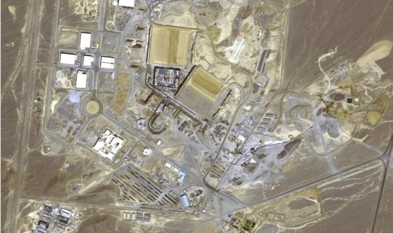De site waar uranium verrijkt wordt in Natanz.
