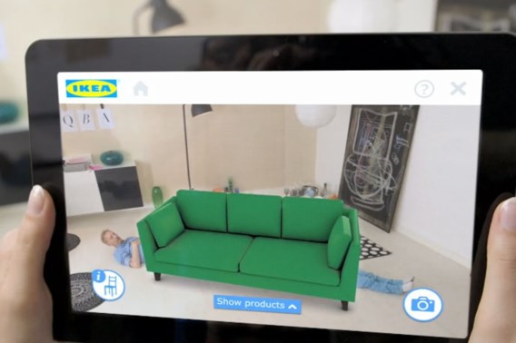 Ikea zet uw huis vol virtuele meubels