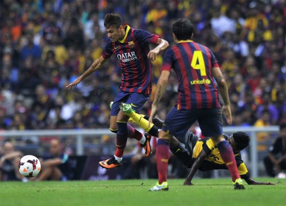 Neymar aan het kanon bij FC Barcelona