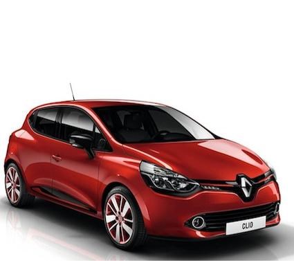 Renault Clio met 34% korting.