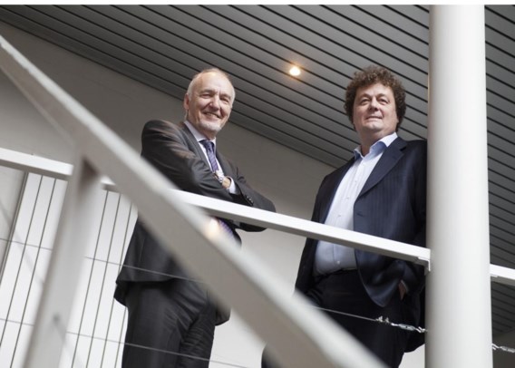 Jo Cornu (l.) en Luc Desender moeten het schuldenprobleem bij Electrawinds oplossen.