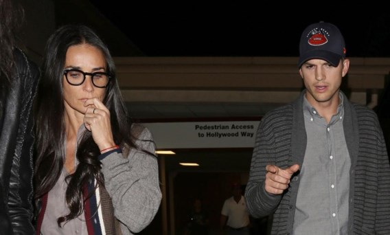 Ashton Kutcher en Demi Moore spreken weer met elkaar