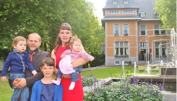 Jan Gielens en Caroline Ronsse waren het laatste stel dat trouwde in het voormalige kasteel.