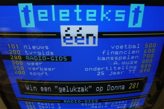 Aantal gebruikers VRT-teletekst gehalveerd 