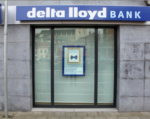 De vestiging van Delta Lloyd Bank in Halle.