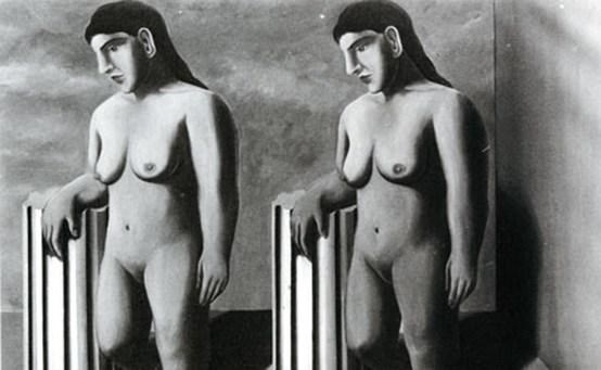 ‘La pose enchantée’: versneden en overschilderd.