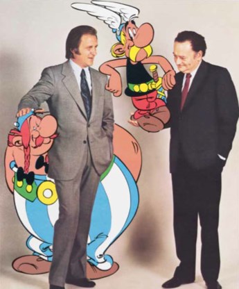 De Parijse expo eert Uderzo (l.) en Goscinny.