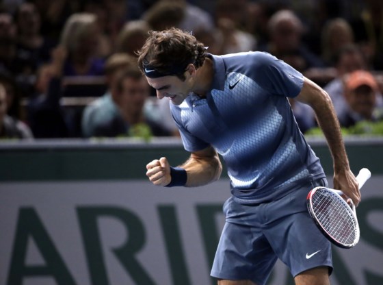 Nadal, Federer en Djokovic naar halve finale Masters Parijs