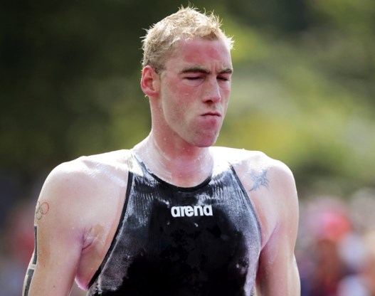 Wereldrecordpoging Brian Ryckeman valt in het water