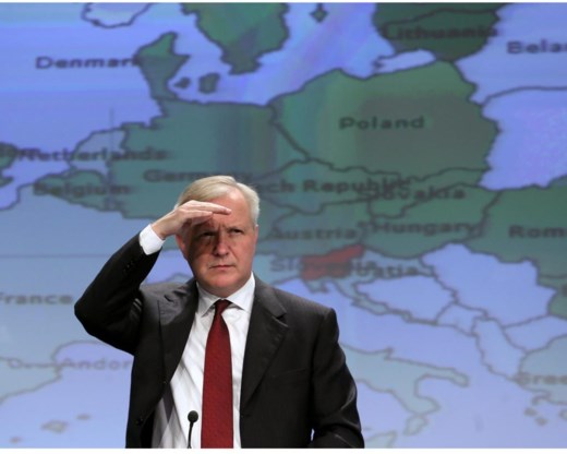 Olli Rehn gaat de strijd aan . 