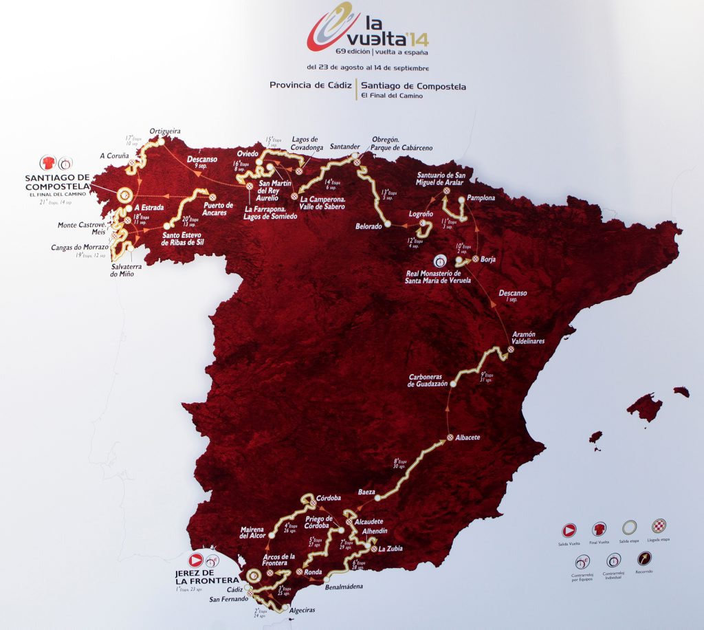 Ronde van Spanje telt acht aankomsten bergop De Standaard