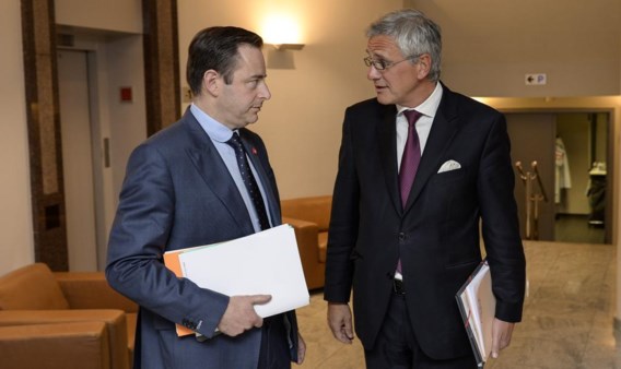 Bart De Wever (N-VA) en Kris Peeters (CD&V): een strijd om het centrum.