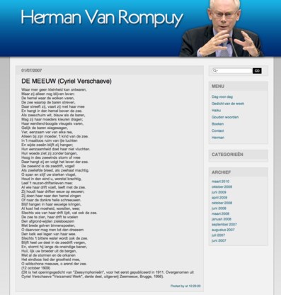 ‘Van Rompuy draagt bij aan eerherstel nazidichter’