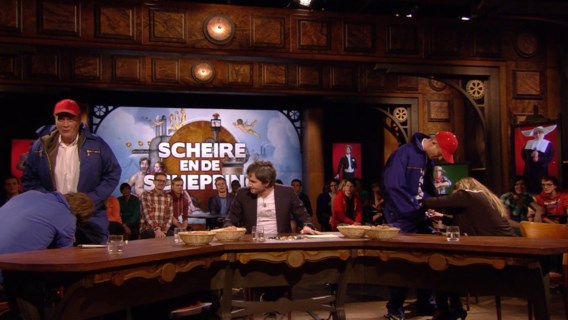 ‘Scheire en de schepping’, een humoristisch programma over wetenschap op Vier, gepresenteerd door Lieven Scheire. De vraag is hoeveel eigen Woestijnvis-producties nodig zijn om de tv-kijkers aan zich te binden.