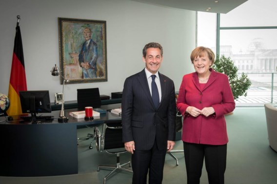 Op 28 februari werd Sarkozy nog ontvangen door Merkel. Werd er ook gepraat over zijn politieke comeback?