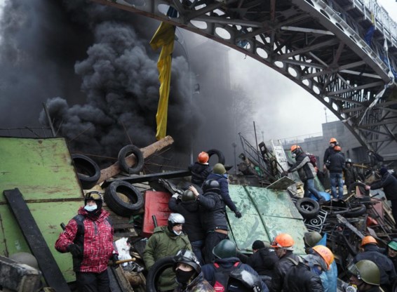 Op het Onafhankelijkheidsplein in Kiev was de strijd zwaar. Maar de taak die de nieuwe regering wacht is zo mogelijk nog zwaarder.