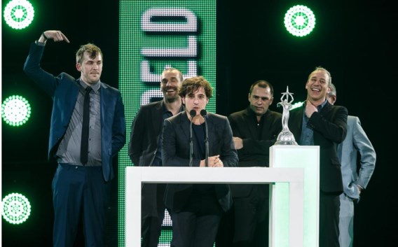 Het team achter ‘De ideale wereld’: Jonas Geirnaert, Otto-Jan Ham, Jelle De Beule, Luc Haekens en Jan Eelen.