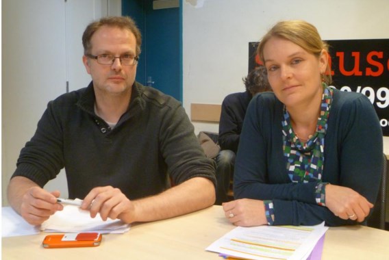 Samusocial-directeurs Grégory Polus en Laurence Bourguignon willen kwetsbare daklozen beter beschermen.
