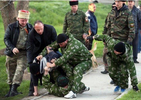 Na de bestorming van de militaire basis Novofedorivka afgelopen weekend, is de Krim nu vrijwel volledig in Russische handen.