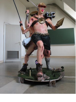 Art-magedon van kunstenaars Danny en Timmy.