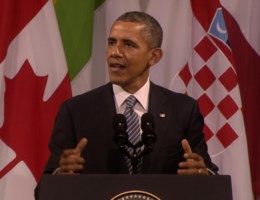 Herbekijk de toespraak van Barack Obama in Bozar