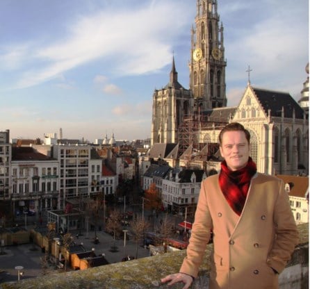 Stadsgids Tanguy Ottomer pleitte onlangs nog voor de komst van een fontein op de Groenplaats.