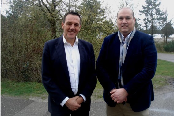 Paul Renders (links) naast Mark Haak Wegmann: ‘Een nieuw park mag niet kannibaliseren.’
