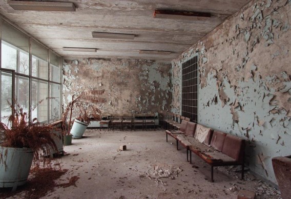 Pripyat, een spookstad in de buurt van Tsjernobyl.