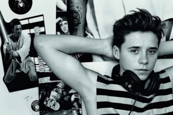 Vijftienjarige Brooklyn Beckham maakt modellendebuut