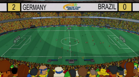 Simpsons denken dat Duitsland WK gaat winnen