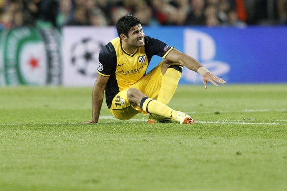 Atletico haalt opgelucht adem: blessure Diego Costa valt mee