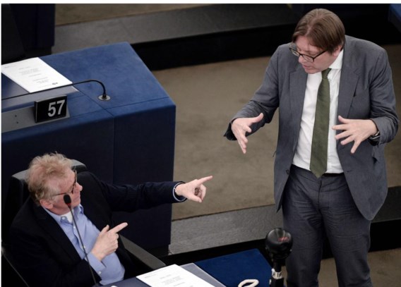 Daniel Cohn-Bendit was gisteren in Straatsburg nog on speaking terms met Guy Verhofstadt.