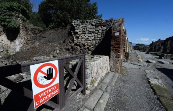 Verboden toegang, de muur is net ingestort.