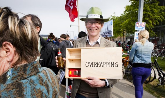 Zowat 10.000 mensen wandelen en fietsen voor een overkapping van de Antwerpse Ring naar Park Spoor Noord.