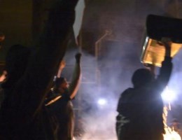 Weer WK-protest: politie clasht met betogers