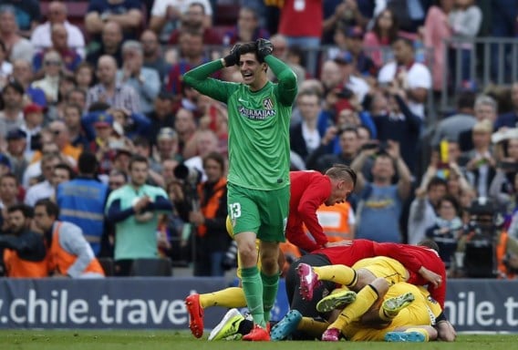 Thibaut Courtois is niet alleen kampioen van Spanje met Atlético, hij is ook opnieuw de minst gepasseerde doelman.