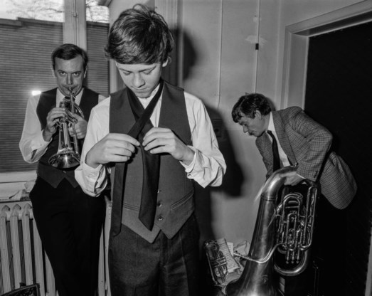 Carl De Keyzer, ‘Brass band contest’, Brussel, 1985.