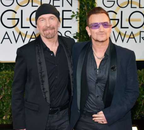 The Edge en Bono.