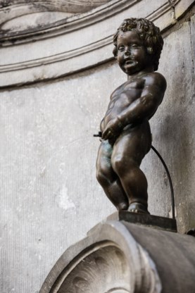 Manneke Pis plast melk