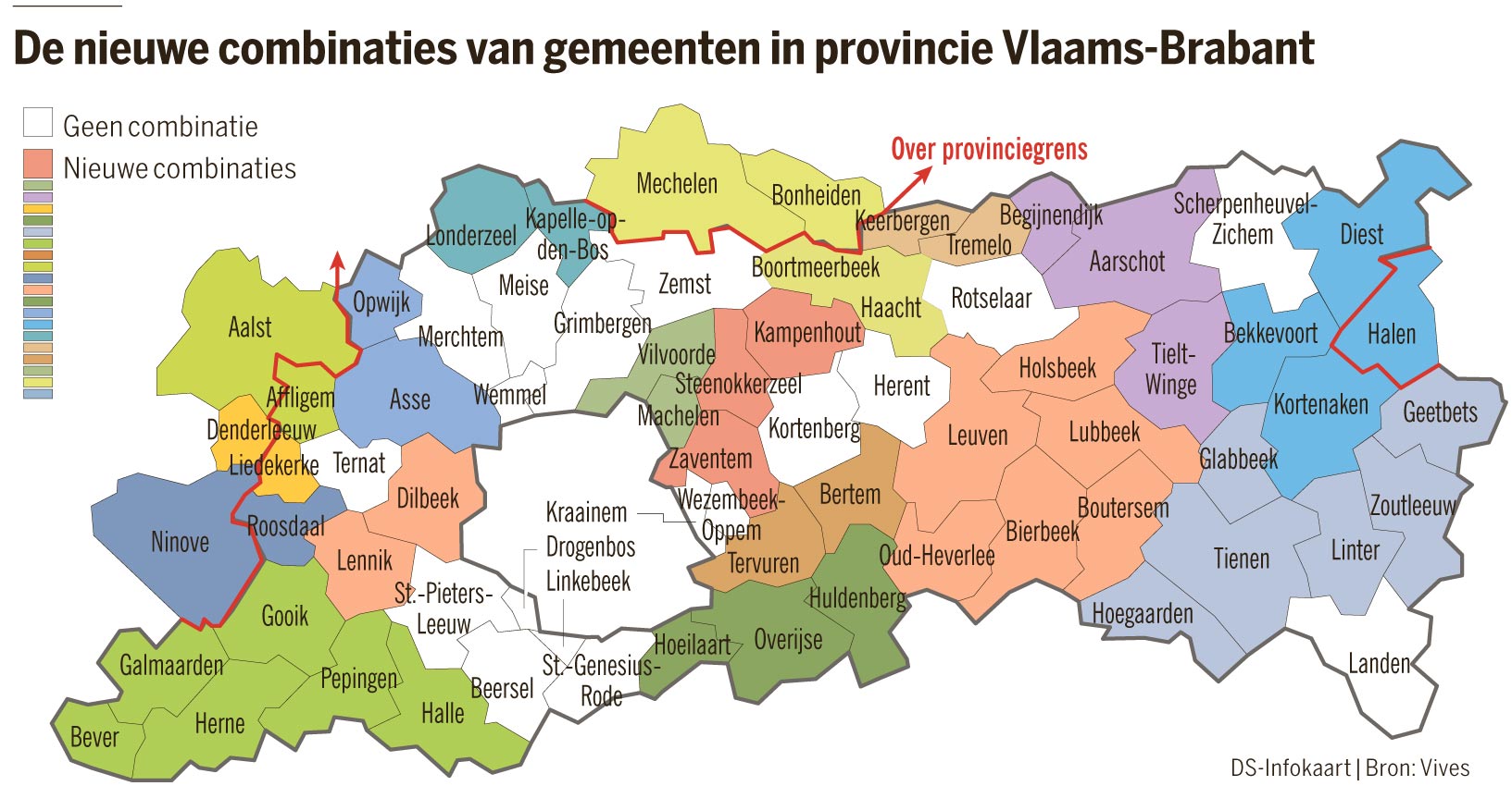 Van 308 Naar 152 Vlaamse Gemeenten - De Standaard